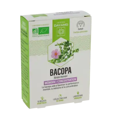 Dayang Bacopa Bio 15 Gélules à VIC-FEZENSAC