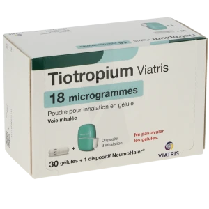 Tiotropium Viatris 18 Microgrammes, Poudre Pour Inhalation En Gélule