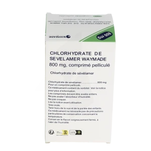 Chlorhydrate De Sevelamer Waymade 800 Mg, Comprimé Pelliculé