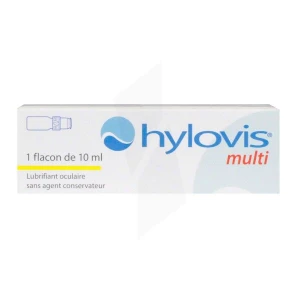Hylovis Multi Solution Ophtalmique Lubrifiante Pour Instillation Oculaire 10ml