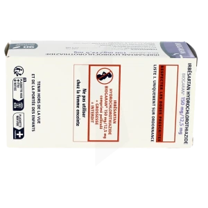 Irbesartan/hydrochlorothiazide Biogaran 150 Mg/12,5 Mg, Comprimé Pelliculé