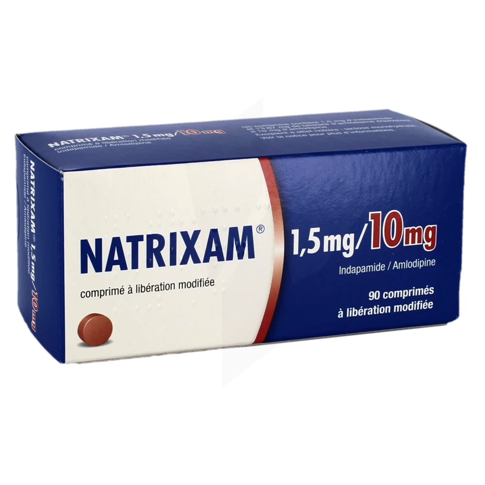 Natrixam 1,5 Mg/10 Mg, Comprimé à Libération Modifiée