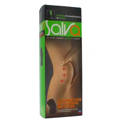 Cooper Salva Genouillère Ligamentaire Articulée Noir T1 à Saint-Médard-en-Jalles