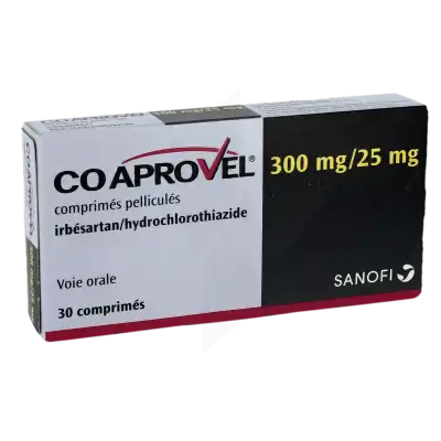 COAPROVEL 300 mg/25 mg, comprimé pelliculé