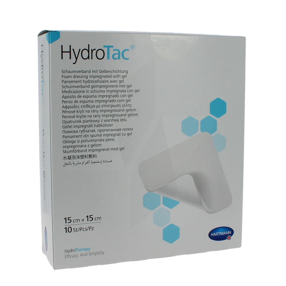 Hydrotac® Pansement Non Adhésif 15 X 15 Cm - Boîte De 10