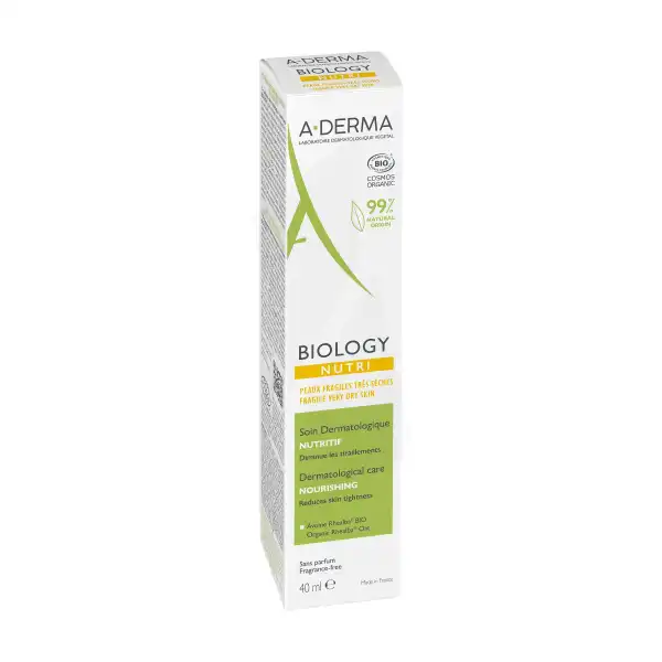Aderma Biology Crème Soin Nutri Dermatologique Nourrissant T/40ml