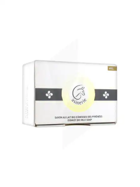 Asinerie De Pierretoun - Savon 10% Lait D'ânesse Bio & Miel - Pain De 100g