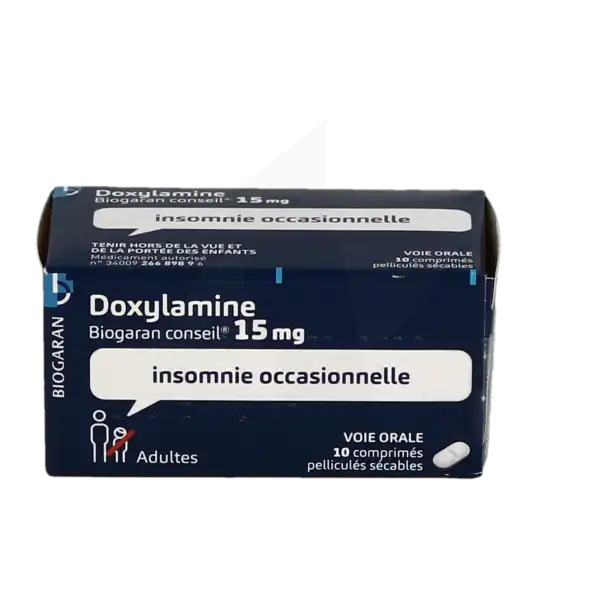 Doxylamine Biogaran Conseil 15 Mg, Comprimé Pelliculé Sécable