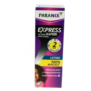 Paranix Express 2 Min Lot Antipoux Fl/100ml+peigne