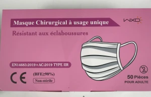 Masque Chirurgical Rose Bte/50