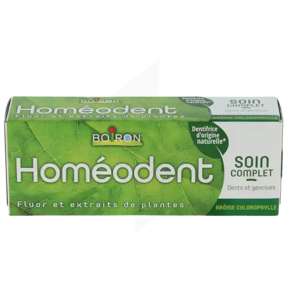 Boiron Homeodent Soin Complet Pâte Dentifrice Chlorophylle T/75ml