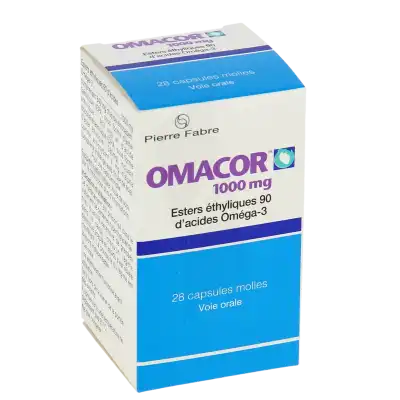 Omacor 1000 Mg, Capsule Molle à OULLINS
