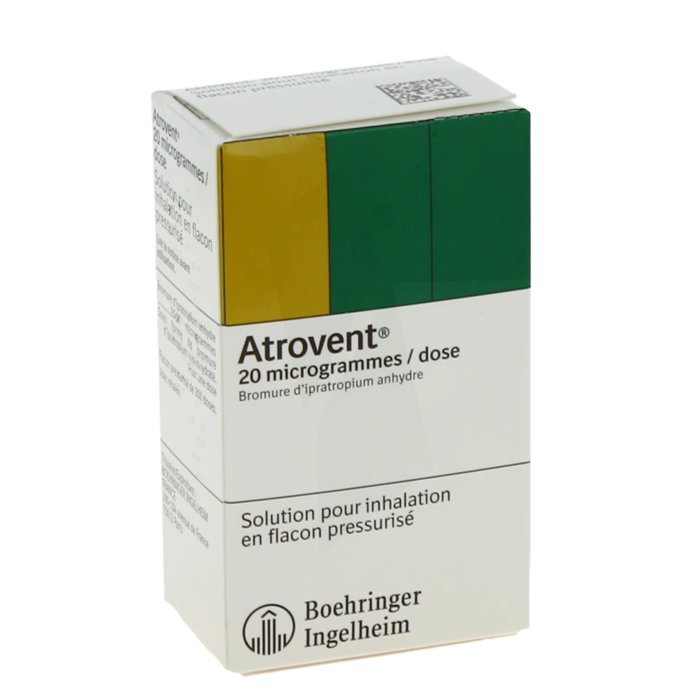 Atrovent 20 Microgrammes/dose, Solution Pour Inhalation En Flacon Pressurisé
