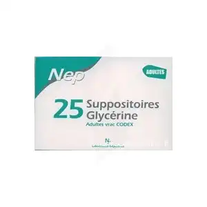 Nepenthes Suppositoire Glycerine Adulte Sachet/25 à Toulouse