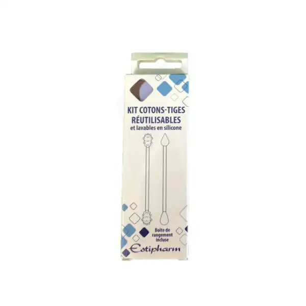 Estipharm Coton-tige Silicone Réutilisable