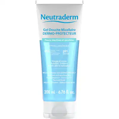 Neutraderm Gel Douche Micellaire T/200ml à SEYNOD