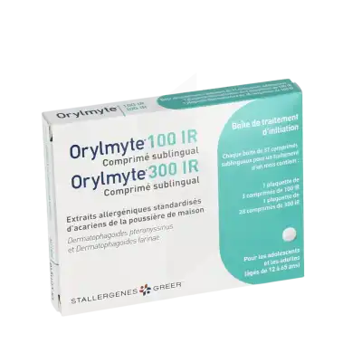 Orylmyte 100 Ir, Comprimé Sublingual. Orylmyte 300 Ir, Comprimé Sublingual à Seysses