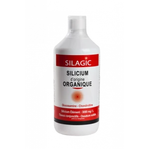 Silagic Silicium Organique + Glucosamine Et Chondroîtine Buvable 1l (rouge)