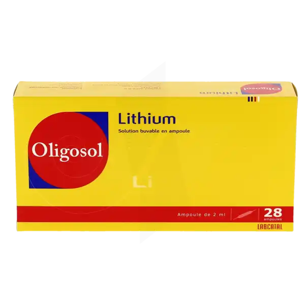 Lithium Oligosol, Solution Buvable En Ampoule Ou En Récipient Unidose