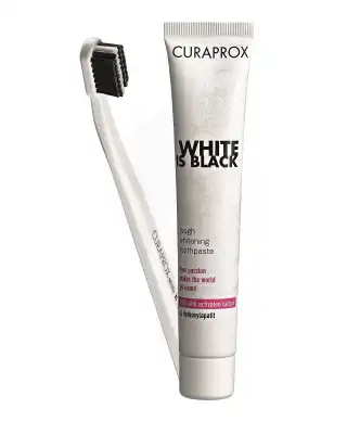 Curaprox White is Black + brosse à dent