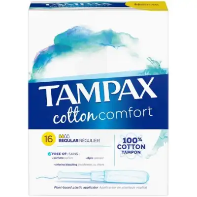 Tampax Pearl Cotton - Confort Régulier à ANDERNOS-LES-BAINS