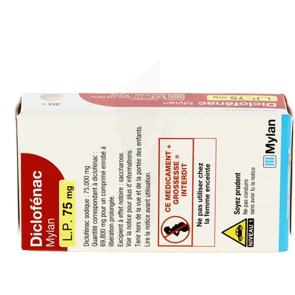 Diclofenac Viatris Lp 75 Mg, Comprimé Enrobé à Libération Prolongée