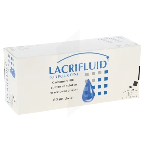 Lacrifluid 0,13 Pour Cent, Collyre En Solution En Récipient Unidose