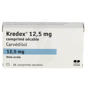 Kredex 12,5 Mg, Comprimé Sécable