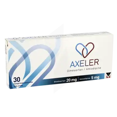 Axeler 20 Mg/5 Mg, Comprimé Pelliculé à CHAMPAGNOLE