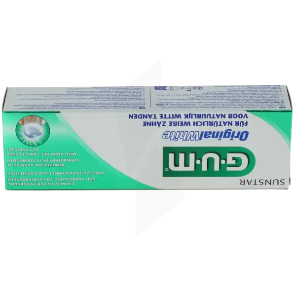 Gum Original White Pâte Dentifrice Blanchissant T/75ml