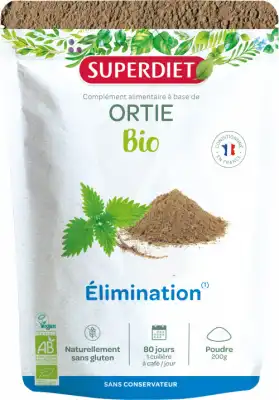 Superdiet Ortie Bio Poudre Pot/200g à Beaujeu-Saint-Vallier-Pierrejux-et-Quitteur