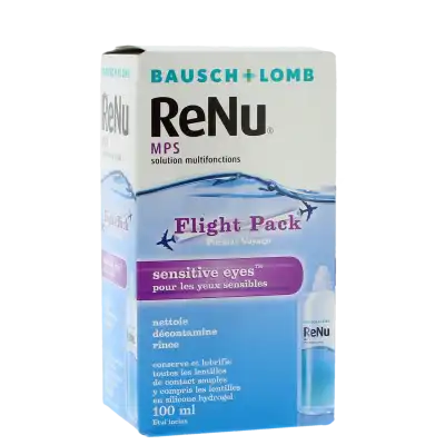 Renu Mps Solution Lentille Souple Multifonction Flight Pack Flacon De 100 Ml à La Roche-Posay