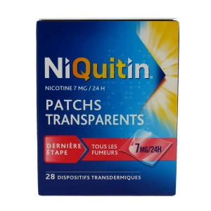 Niquitin 7 Mg/24 Heures, Dispositif Transdermique