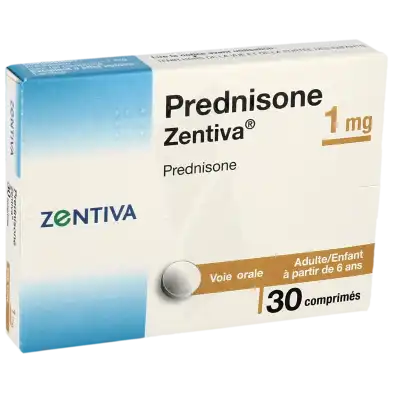 Prednisone Zentiva 1 Mg, Comprimé à FLEURANCE