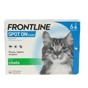 Frontline Spot On Chat, Solution Pour Spot-on