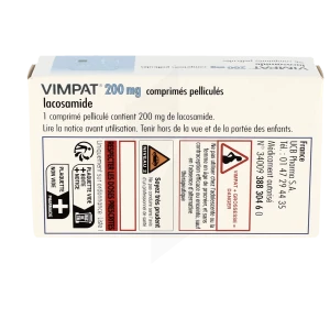 Vimpat 200 Mg, Comprimé Pelliculé