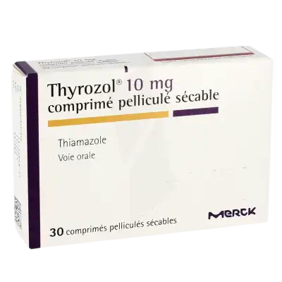 THYROZOL 10 mg, comprimé pelliculé sécable