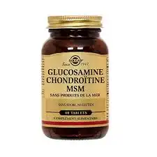 Solgar Glucosamine Chondroïtine Msm Tablets à LA TRINITÉ