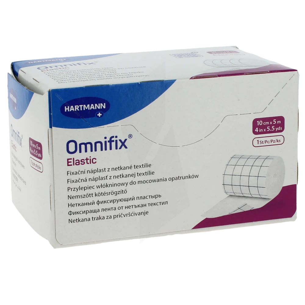 Omnifix® Elastic Bande Adhésive 10 Cm X 5 Mètres - Boîte De 1 Rouleau