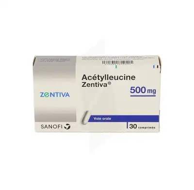 Acetylleucine Zentiva 500 Mg, Comprimé à Bourges