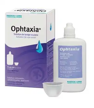 OPHTAXIA SOL LAVAGE OCULAIRE FL/120ML+OEILLÈRE