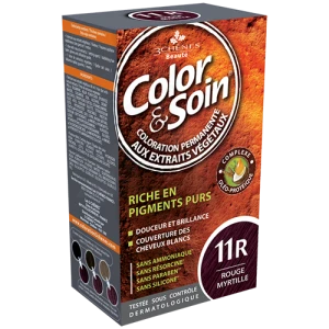 Color&soin Kit Coloration Permanente 11r Rouge Myrtille