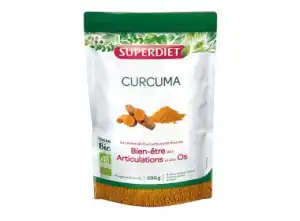 Superdiet Curcuma Bio Poudre Pot/200g à Entrelacs