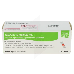 Izixate 10 Mg/0,20 Ml, Solution Injectable En Stylo Injecteur Prérempli