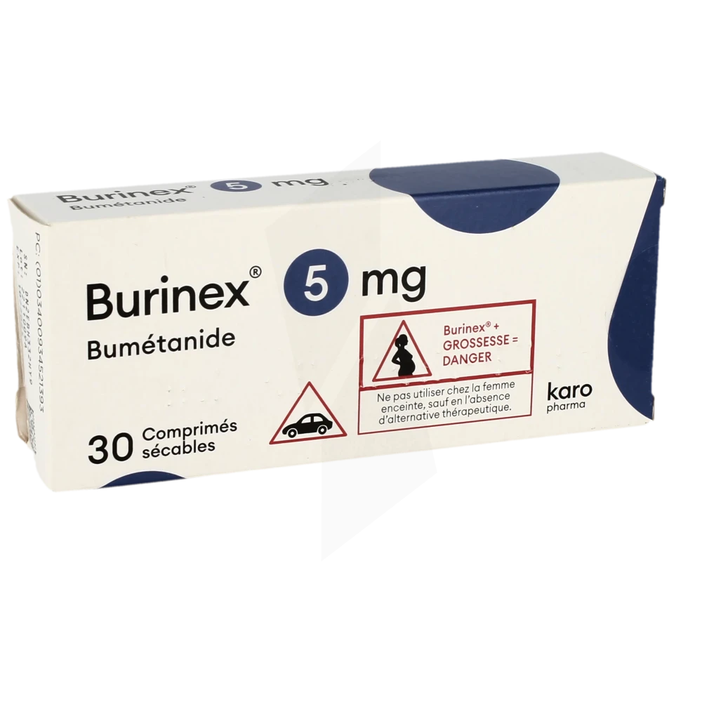 Burinex 5 Mg, Comprimé