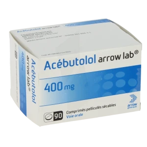 Acebutolol Arrow Lab 400 Mg, Comprimé Pelliculé Sécable