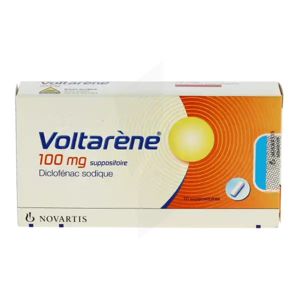 Voltarene 100 Mg, Suppositoire