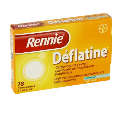 Rennie Deflatine Sans Sucre, Comprimé à Croquer édulcoré Au Sorbitol à Saint-Maximin