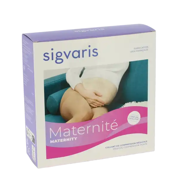 Sigvaris Maternite Opaque Collant  Femme Classe 2 Noir Small Normal