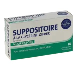 Suppositoire A La Glycerine Gifrer Nourrissons, Suppositoire à Paris